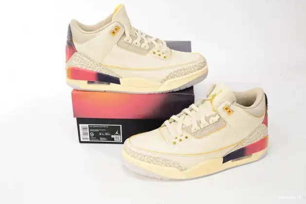 Cheap TBkick x Air Medellin Balvin 3 J Jordan FN0344-901 Sunset 0511